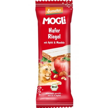 BATON OWSIANY JABŁKOWO - MIGDAŁOWY DEMETER BIO 25 g - MOGLI