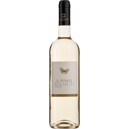 WINO IL PONTE BIANCO BIAŁE WYTRAWNE BIO 0,75 L (WŁOCHY)