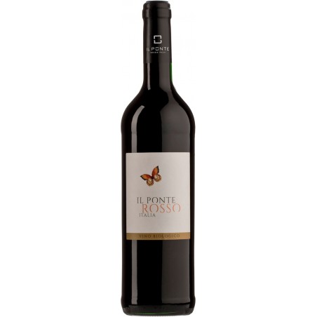 WINO IL PONTE ROSSO CZERWONE WYTRAWNE BIO 0,75 L (WŁOCHY)