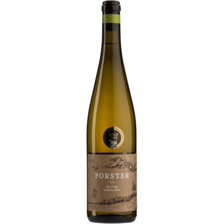 WINO FORSTER RIESLING BIAŁE PÓŁWYTRAWNE BIO 0,75 L (NIEMCY)