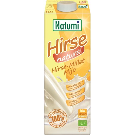 przecena NAPÓJ JAGLANY BEZ DODATKU CUKRÓW BEZGLUTENOWY BIO 1 L - NATUMI
