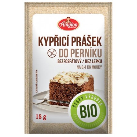 PROSZEK DO PIECZENIA PIERNIKA BEZGLUTENOWY BIO 18 g - AMYLON (PRODUKT SEZONOWY)