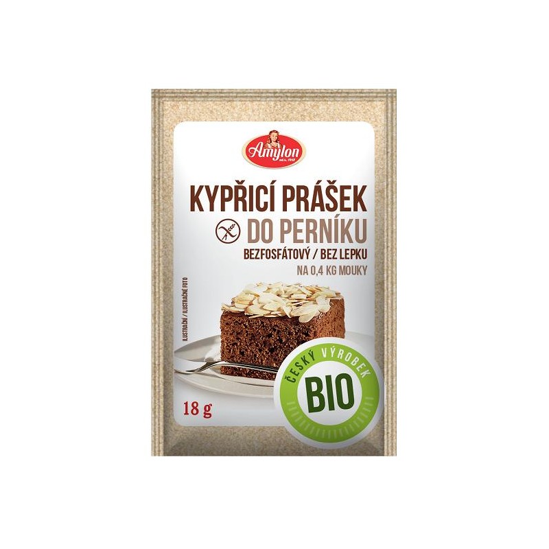 PROSZEK DO PIECZENIA PIERNIKA BEZGLUTENOWY BIO 18 g - AMYLON (PRODUKT SEZONOWY)