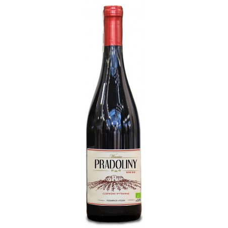 WINO CZERWONE WYTRAWNE REGENT BIO 750 ml - WINNICE PRADOLINY