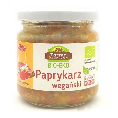 PAPRYKARZ WEGAŃSKI BEZGLUTENOWY BIO 160 g - FARMA ŚWIĘTOKRZYSKA