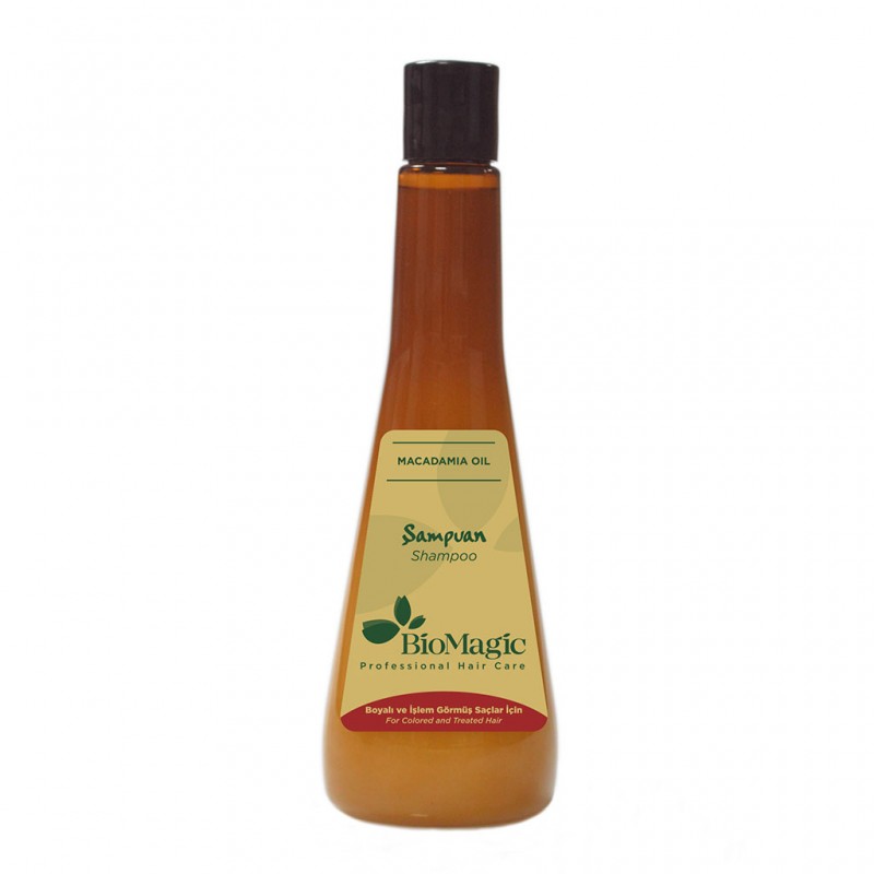 SZAMPON DO WŁOSÓW FARBOWANYCH Z OLEJKIEM MACADAMIA 300 ml - BIOMAGIC