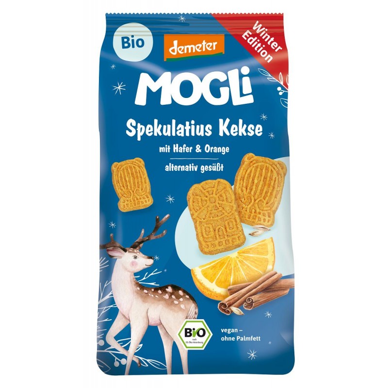 CIASTKA KORZENNE O SMAKU POMARAŃCZY DEMETER BIO 125 g - MOGLI (PRODUKT SEZONOWY)