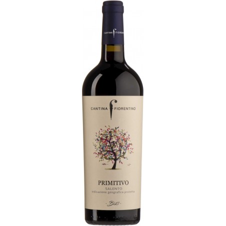 WINO CANTINA FIORENTINO PRIMITIVO CZERWONE WYTRAWNE BIO 0,75 L (WŁOCHY)