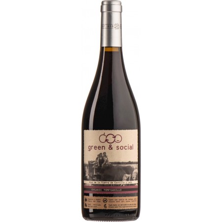 WINO GREEN & SOCIAL TEMPRANILLO CZERWONE WYTRAWNE BIO 750 ml (HISZPANIA)