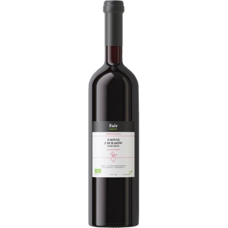 ŻYWY ZAKWAS Z BURAKÓW KLASYCZNY BIO 750 ml - FAIR ORGANIC