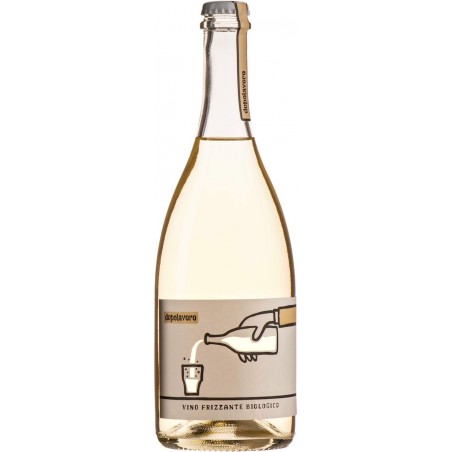 WINO DOPOLAVORO FRIZZANTE BIANCO BIAŁE WYTRAWNE LEKKO MUSUJĄCE BIO 0,75 L (WŁOCHY)