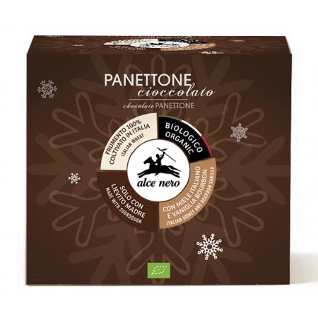 BABKA PANETTONE CIOCCOLATO BIO 750 g - ALCE NERO (PRODUKT  SEZONOWY)
