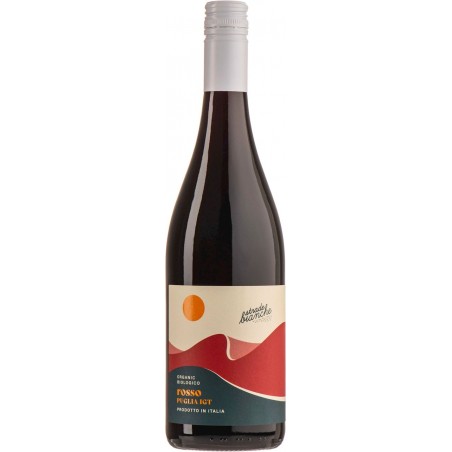 WINO STRADE BIANCHE PUGLIA IGT CZERWONE WYTRAWNE BIO 0,75 L (WŁOCHY)