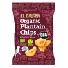 CHIPSY Z PLANTANA BBQ BEZGLUTENOWE BIO 80 g - EL ORIGEN