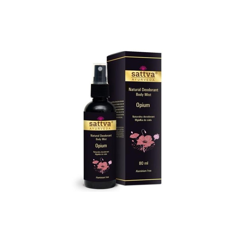 DEZODORANT - MGIEŁKA DO CIAŁA OPIUM 80 ml - SATTVA (AYURVEDA)