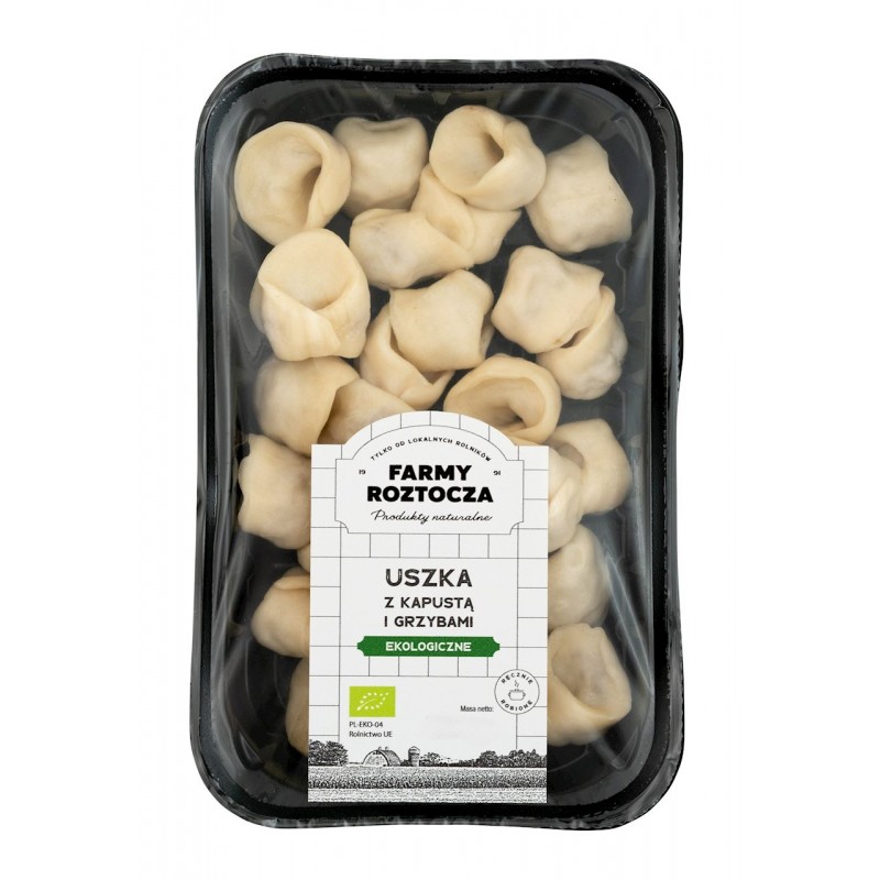 USZKA Z KAPUSTĄ I GRZYBAMI BIO 300 g - FARMY ROZTOCZA (NA ZAMÓWIENIE - PRODUKT SEZONOWY)
