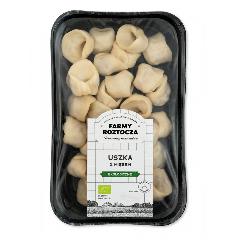 USZKA Z MIĘSEM BIO 300 g - FARMY ROZTOCZA (NA ZAMÓWIENIE - PRODUKT SEZONOWY)