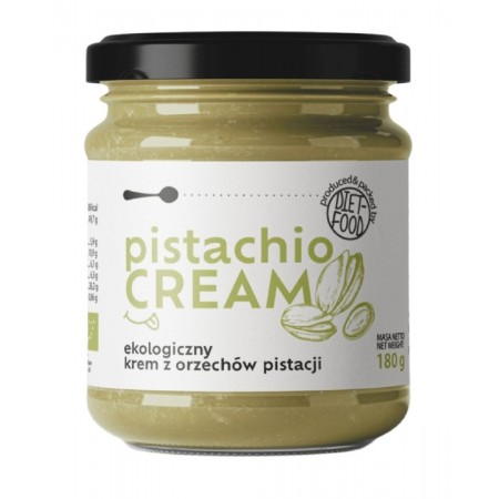 KREM Z PISTACJI 100 % BEZ DODATKU CUKRÓW BIO 180 g - DIET-FOOD
