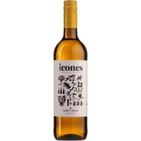 WINO ICONES BLANC ALBET I NOYA BIAŁE WYTRAWNE BIO 0,75 L (HISZPANIA)