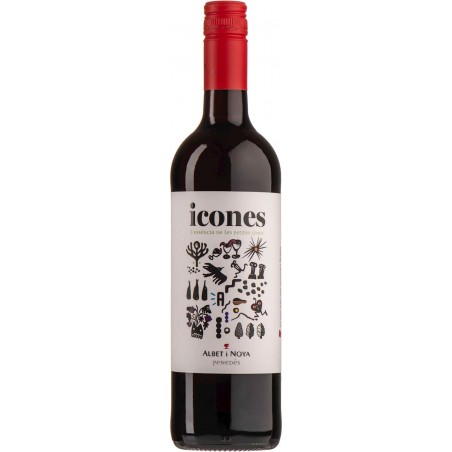 WINO ICONES NEGRE ALBET I NOYA CZERWONE WYTRAWNE BIO 0,75 L (HISZPANIA)