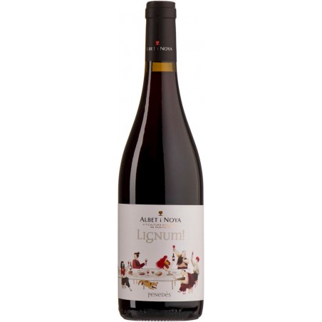WINO LIGNUM NEGRE ALBET I NOYA CZERWONE WYTRAWNE BIO 0,75 L (HISZPANIA)
