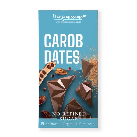 TABLICZKA KAKAOWA KAROB - DAKTYLE BEZGLUTENOWA BIO 60 g - BENJAMISSIMO