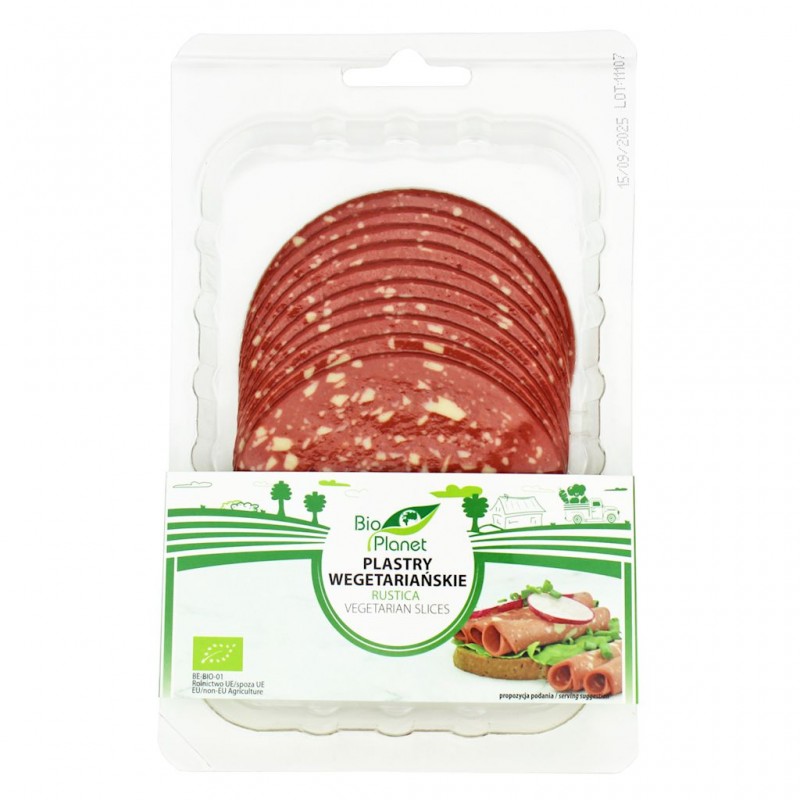 PLASTRY WEGETARIAŃSKIE RUSTICA BIO 100 g - BIO PLANET
