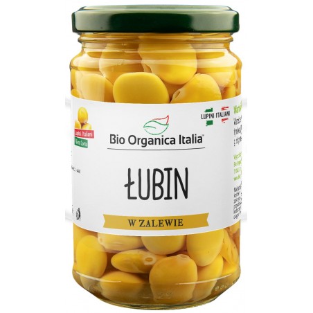 ŁUBIN W ZALEWIE BIO 280 g (200 g) (SŁOIK) - BIO ORGANICA ITALIA