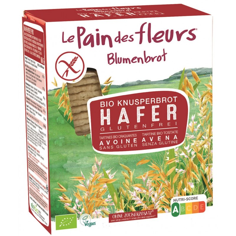 PIECZYWO CHRUPKIE OWSIANE BEZGLUTENOWE BIO 150 g - LE PAIN DES FLEURS