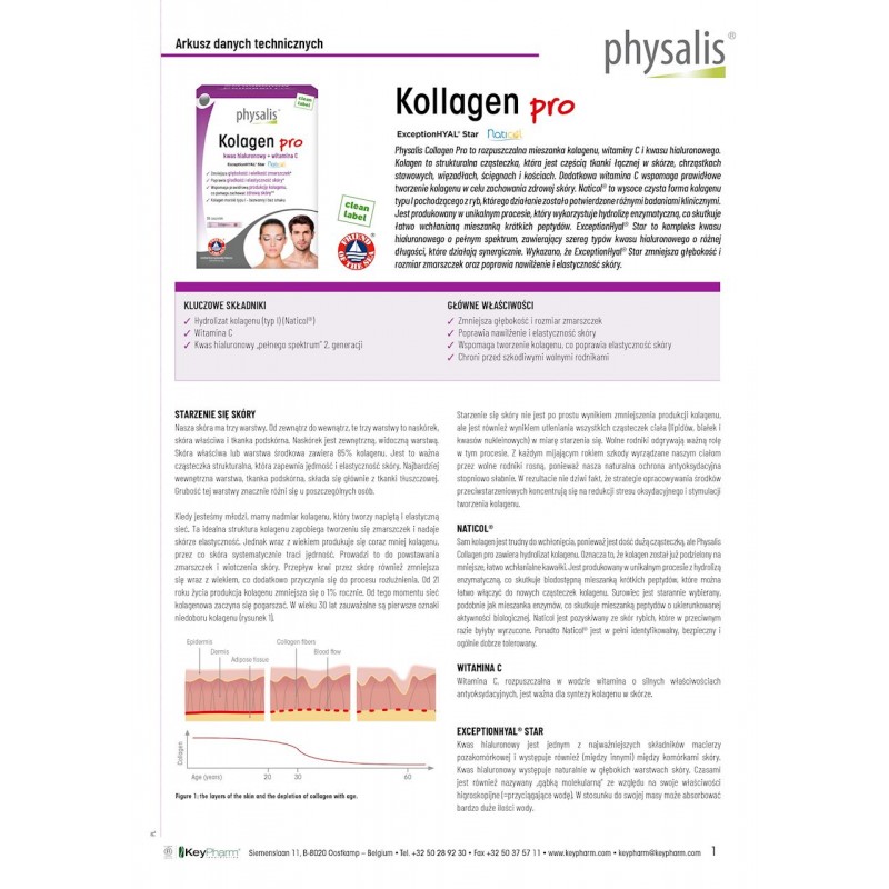 KOLAGEN PRO 30 SASZETEK - PHYSALIS