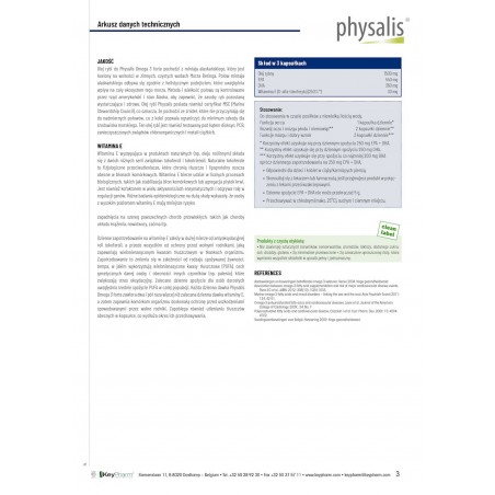 OMEGA-3 FORTE 60 KAPSUŁEK - PHYSALIS