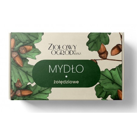 MYDŁO W KOSTCE ŻOŁĘDZIOWE 100 g - ZIOŁOWY OGRÓD BY JOZKA (DARY NATURY)