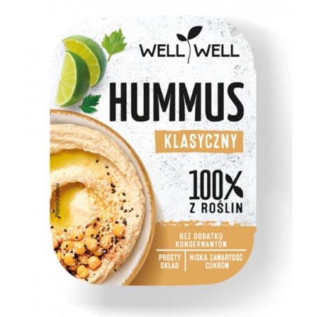 HUMMUS KLASYCZNY 125 g - WELL WELL