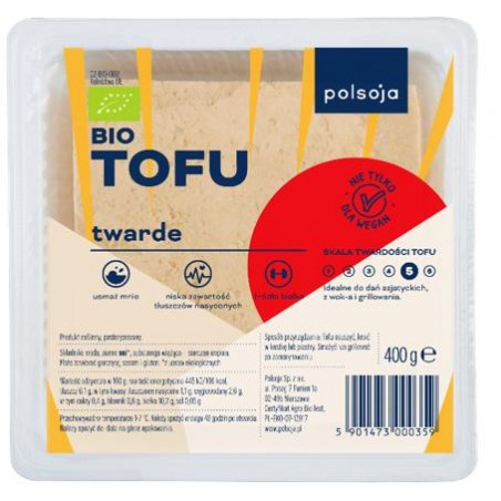 TOFU NATURALNE TWARDE BIO 400 g - WELL WELL