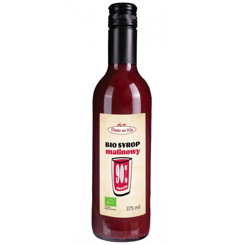 SYROP MALINOWY BIO 375 ml - PROSTO ZE WSI