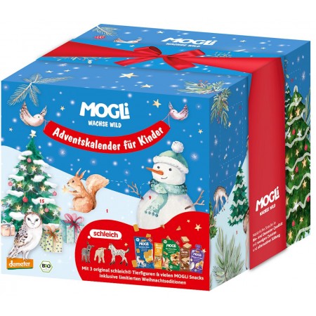 KALENDARZ ADWENTOWY PRZEKĄSKI DLA DZIECI BIO 1,03 kg - MOGLI (PRODUKT SEZONOWY)