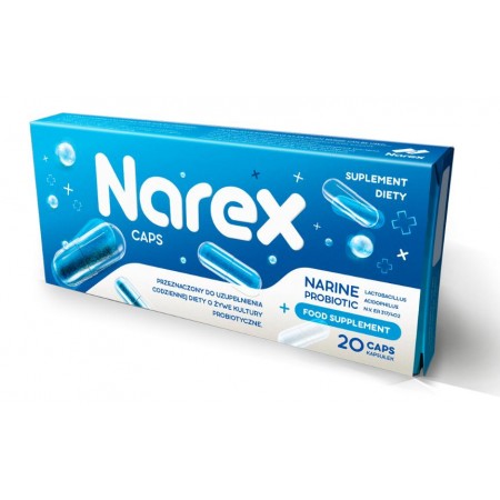 PROBIOTYK NARINE 20 KAPSUŁEK - NAREX
