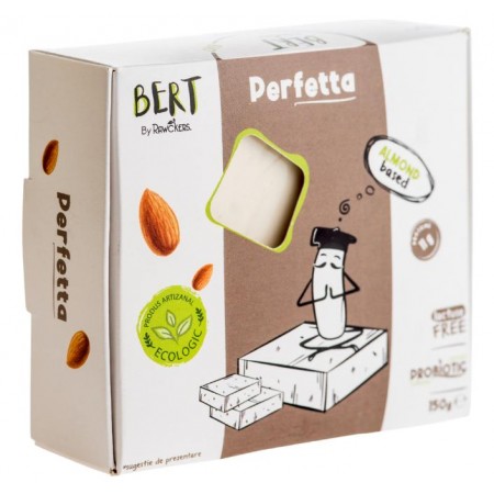 WEGAŃSKA ALTERNATYWA SERA TYPU FETA Z MIGDAŁÓW I ORZECHÓW NERKOWCA BIO 150 g - BERT