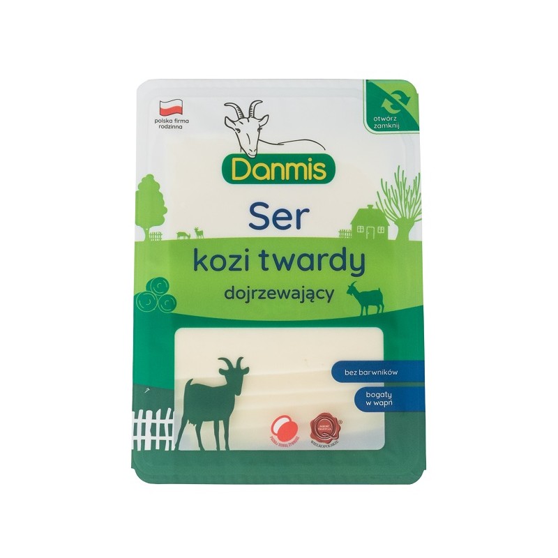 KOZI SER DOJRZEWAJĄCY PLASTRY 100 g - DANMIS