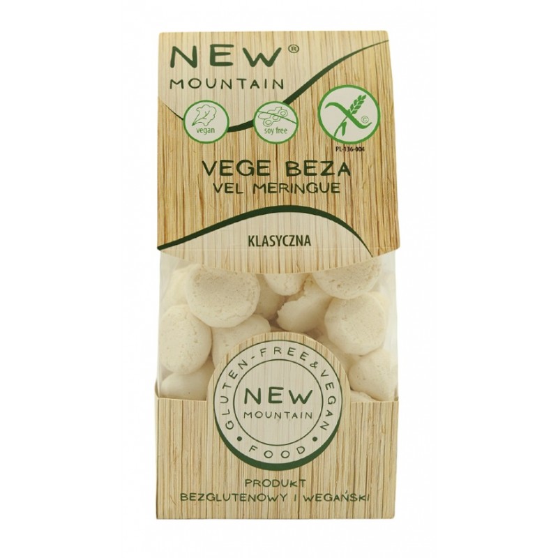 BEZY WEGAŃSKIE KLASYCZNE BEZGLUTENOWE 50 g - NEW MOUNTAIN