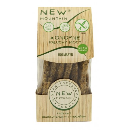 PALUCHY MOCY KONOPNE Z ROZMARYNEM BEZGLUTENOWE 200 g - NEW MOUNTAIN