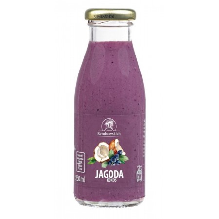 SMOOTHIE JAGODA - KOKOS 250 ml - REMBOWSCY