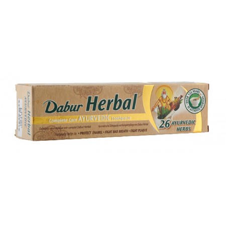 PASTA DO ZĘBÓW COMPLETE CARE 26 AJURWEDYJSKICH ZIÓŁ BEZ FLUORU 100 ml - DABUR