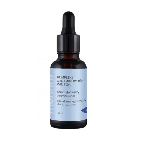 SERUM DO TWARZY Z KOMPLEKSEM CERAMIDÓW 5 % I WITAMINĄ F 3 % 30 ml - MOHANI