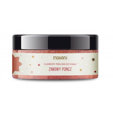 PEELING CUKROWY DO CIAŁA ZIMOWY PONCZ 160 g - MOHANI (PRODUKT SEZONOWY)