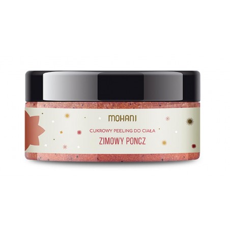 PEELING CUKROWY DO CIAŁA ZIMOWY PONCZ 160 g - MOHANI (PRODUKT SEZONOWY)