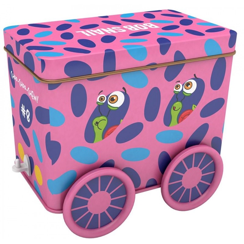 WAGON: PRZEKĄSKI I GALARETKI OWOCOWE Z ZABAWKĄ I NAKLEJKĄ BEZGLUTENOWE 107 g - BOB SNAIL (PRODUKT SEZONOWY)