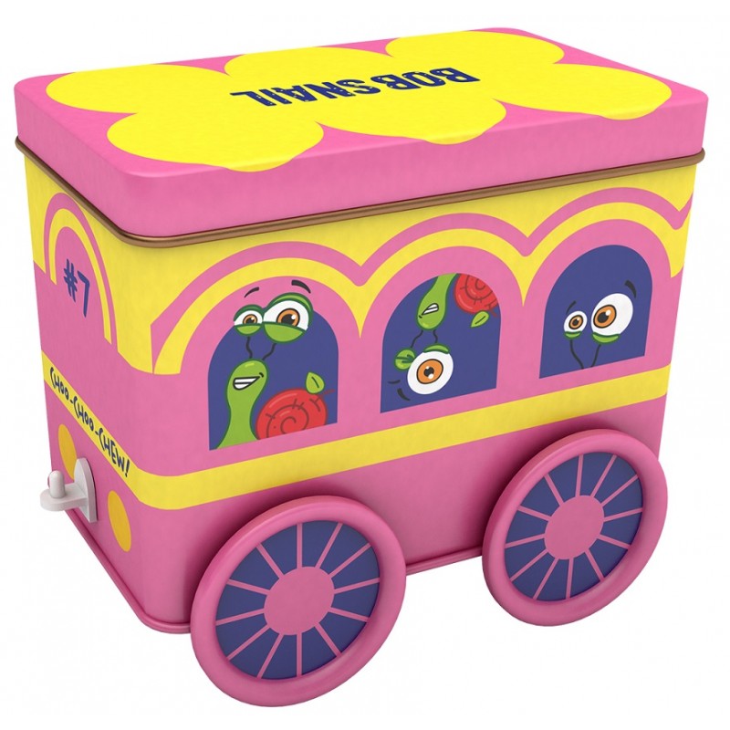 WAGON: PRZEKĄSKI I GALARETKI OWOCOWE Z ZABAWKĄ I NAKLEJKĄ BEZGLUTENOWE 107 g - BOB SNAIL (PRODUKT SEZONOWY)