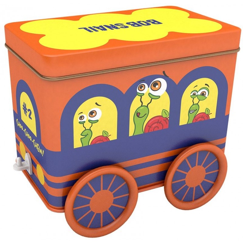 WAGON: PRZEKĄSKI I GALARETKI OWOCOWE Z ZABAWKĄ I NAKLEJKĄ BEZGLUTENOWE 107 g - BOB SNAIL (PRODUKT SEZONOWY)