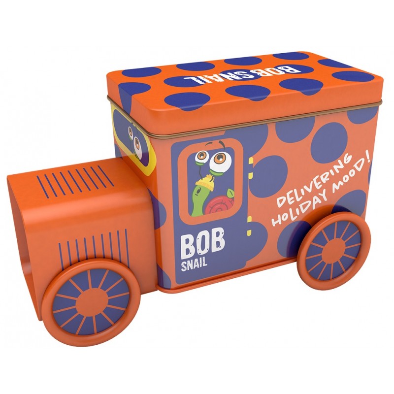 LOKOMOTYWA: PRZEKĄSKI I GALARETKI OWOCOWE Z ZABAWKĄ I NAKLEJKĄ BEZGLUTENOWE 108 g - BOB SNAIL (PRODUKT SEZONOWY)